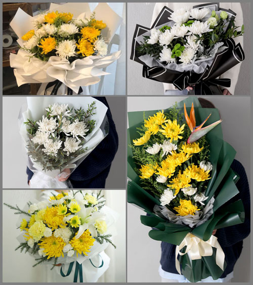 湖北孝感市安陆市烟店镇姚榨村白事花束代送